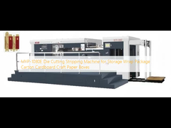 MYP-1080E Depolama için mat kesme kesme makinesi paket sarma karton karton el yapımı kağıt kutuları