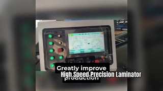 Hassas Paketleme için Yüksek Hızlı Flüt Laminasyon Makinesi
