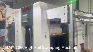 TMY-1060Yüksek Otomatik Kalıp Kesim ve Folyo Baskı Makinası
