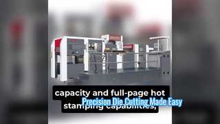 TMY-1060Yüksek Otomatik Folyo Baskı & Gofraj ve Kalıp Kesim Makinası