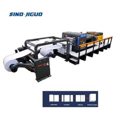 satın al Max 1400mm Genişlik Kullanılan Rulo Kağıt Yaprak Kesme Makinesi 2 Rulo Kesme AC380V / 220Vx50Hz online manufacture