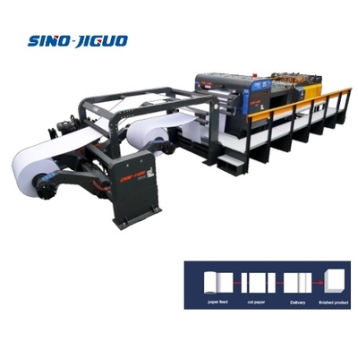 satın al 2 rulo kağıt rulo yaprak kesme makinesi toplam gücü 29KW ile online manufacture