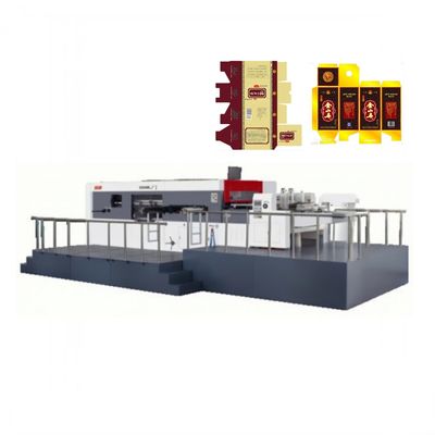 satın al Oluklu Mukavva Paket Kutusu Kalıp Kesme ve Sıyırma Makinesi Kurşun Kenar Besleme Şarap Hediye Kutusu online manufacture