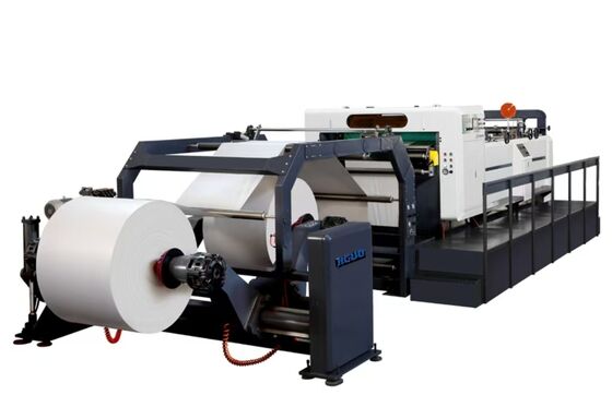satın al JIGUO  ZWC-1400-2 Paper Sheeter Cutter Machine，Reference weight of cutting paper：50-500g/m2，Maximum cutting meter speed：300m/min online manufacture