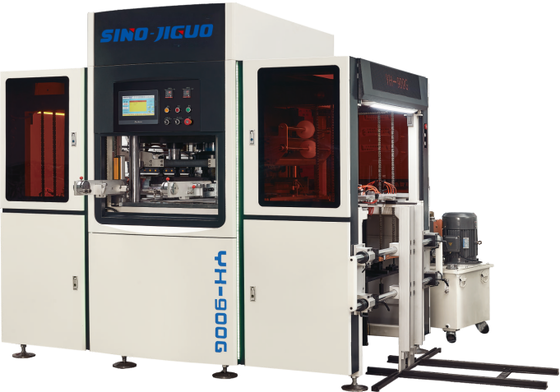 satın al JIGUO YH-900G Otomatik Servo Sıcak Damgalama Mahcine, Maks. damgalama boyutu: 700X520 (mm), Uygun sac kalınlığı: 105-3000gsm, Damgalama silindiri sayısı: İki silindir online manufacture