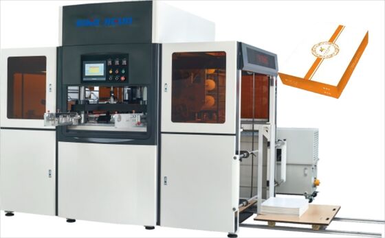 satın al JIGUO YH-1200G Otomatik Servo Sıcak Damgalama Makinesi, Uygun levha kalınlığı:120-3000gm,Damgalama rulo sayısı:Üç rulo,Damgalama çalışma hızı:1100~1400 s/h online manufacture