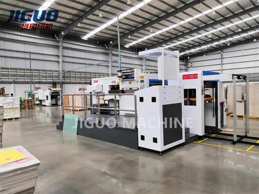 satın al Oluklu Mukavva Kağıt Kalıp Kesme Sıyırma Makinesi Yapboz Otomatik online manufacture