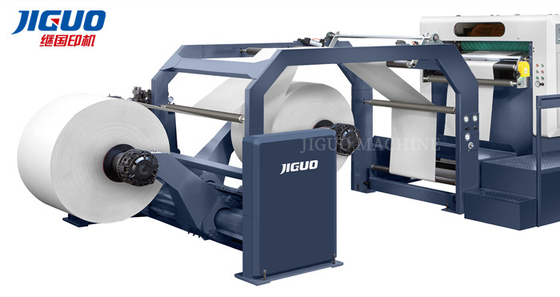satın al Otomatik Kağıt Rulo Kesme Makinesi 1400mm Genişlik Rulodan Sac Kesiciye online manufacture