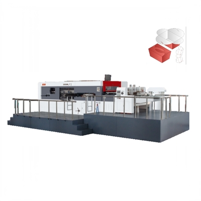 Karton Kutu Otomatik Kalıp Kesme Makinesi 1500X1105mm Kurşun Kenar Besleme Kırma Makinesi