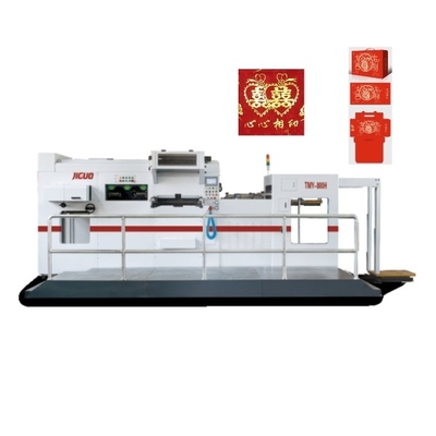 JIGUO TMY-800H Otomatik Folyo Damgalama ve Ölçüm Kesme Makinesi Kutusu Ölçüm Kesicisi