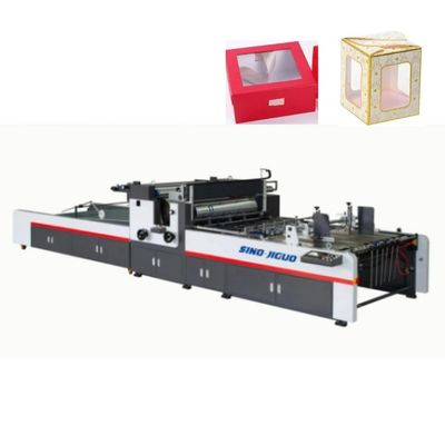 Karton Kutu Pencere Yama Makinesi E-Flüt 100×100mm Otomatik Klasör Yapıştırıcı