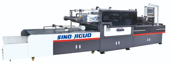 SINO JIGUO TC-1100Q Otomatik Pencere Yama Makinesi Köşe Kesme & Creasing Makinesi V Kesme Max. Çalışma Hızı 15000s / h, Düz Max Çalışma Hızı 30000s / h