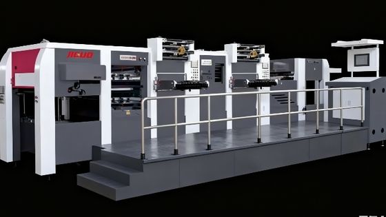 Karton Yaprak Kalınlığı 0.1-3mm Folie Sıcak Damgalama Makinesi 0.1mm Die-Kesinç Hassasiyeti ile