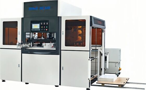 Ambalaj ve baskı endüstrisi için CE standart koruyucu kapaklı 20 tonluk otomatik hidrolik sıcak yaldız baskı makinesi