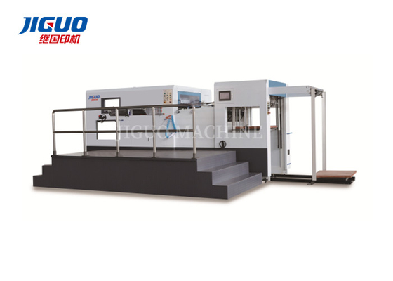 Düz Yataklı Karton Kutu Kağıt için 1080mm Sac Otomatik Kalıp Kesme Makinesi 7500s / H